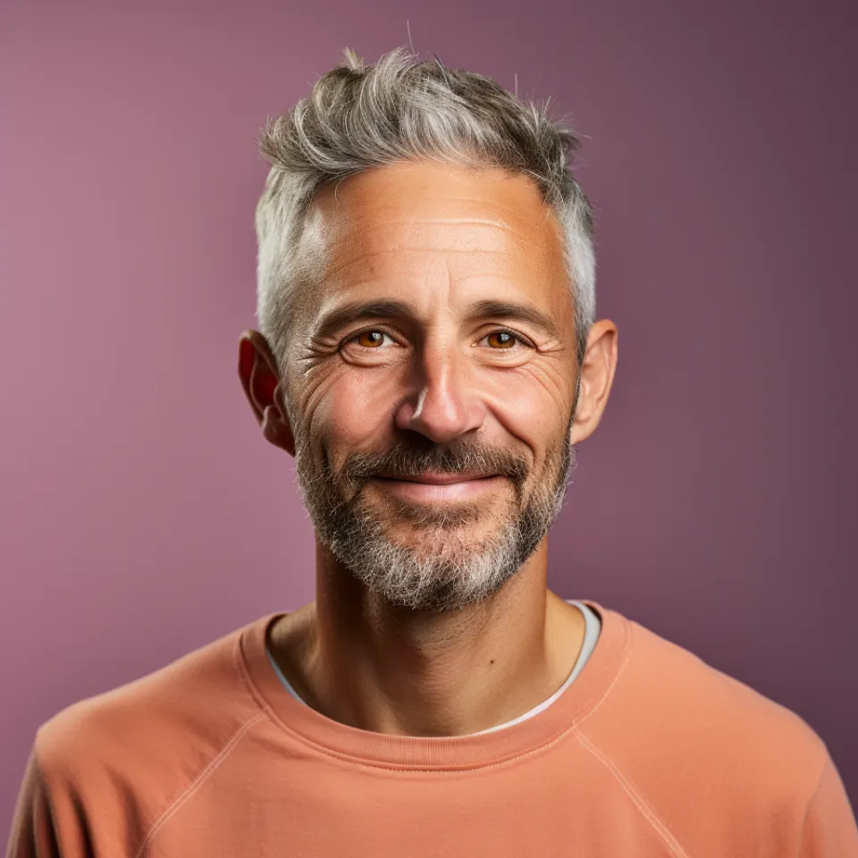 Homem português a sorrir